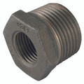 4"X3" BSPT/P M/F BUSH BLACK GF241 - 4" BSP Tapered Male x 3" BSP Parallel Female, Malleable Iron Pipe Fitting, Black, Reducing Hexagonal Bush, Fig