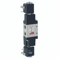 1/4 SOLENOID VALVE - G1/4" BSP Parallel Female, Series 3, Electro Pneumatically Operated Single Solenoid, 3/2 Normally Closed, Spring Return (334), Valve Only, Flow 1300 Ni/min, Working Temperature 0Â°C to +60Â°C, Maximum Working Pressure 10 bar, Camozzi