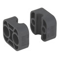 28mm Outside Diameter Clamp Halves Group 4 - 28mm Outside Diameter, Hydraulic Tube Clamp, Series A Light Duty, Clamp Halves, Single Polypropylene Inside Smooth, Group 4, RSB