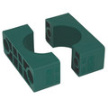 20mm Outside Diameter Clamp Halves Group 3 - 20mm Outside Diameter, Hydraulic Tube Clamp, Series A Light Duty, Clamp Halves, Single Polypropylene Inside Smooth, Group 3, RSB
