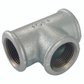1/2" X 3/8" BSPF UNEQ TEE GALVANISED GF130G - 1/2" BSP Parallel Female x 3/8" BSP Parallel Female, Malleable Iron Pipe Fitting, Galvanised, Unequal Tee, Reducing on Branch, Fig 1/2" X 3/8" BSPF UNEQ TEE GALVANISED GF130G - 1/2" BSP Parallel Female x 3/8" BSP Parallel Female, Malleable Iron Pipe Fitting, Galvanised, Unequal Tee, Reducing on Branch, Fig