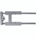 20x50 Cylinder Guide - Pneumatic Cylinder Accessory, Slide Bearing, ISO6432 Cylinder Guide, to Suit 20mm Nominal Bore Cylinder, 50mm Stroke Length, Aluminium/Carbon Steel, Kelm