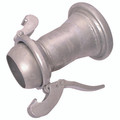 LEVER LOCK FEMALE 3 X 3.1/2 X MALE 2 - 50mm Male Coupling x 89mm Female Coupling, Lever Lock Water Pump Coupling, Reducer, Galvanised Steel, DALLAI