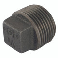 1/2" BSPT MALE HOLLOW PLUG BLACK GF291 - 1/2" BSP Tapered Male, Malleable Iron Pipe Fitting, Black, Hollow Plug, Fig
