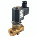 3/8" HIGHPRESSURE STEAM SOL VALVE 240VAC - 3/8" BSP Parallel Female, 2/2 Way N/C Steam Pilot Operated Solenoid Valve, Flow 24 Litres per Minute, PTFE Seal, Working Temperature -10°C to +180°C Working Pressure 0