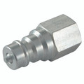 3/4" BSP Parallel Female Plug - 3/4" BSP Parallel Female, Valved, Hydraulic Quick Release, Plug, ISO A Profile, PAV1 Series, Steel, Viton Seal, 7241-1 A, Standard, Working Temperature -25Â°C to +100Â°C, Maximum Working Pressure 250 bar, dnp