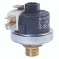 10 AMP PRESSURE SWITCH 1.0 - 2.5 BAR - 1/8" BSP Tapered Male, Direct Mount Pressure Switch, Brass Suitable for Water, Steam & Aggressive Media, Brass, 10amp, Working Temperature -10°C to +125°C, Fixed Differential Dial 0