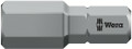 Wera 840/1 Z bits 8.0x25mm - Tough Wera bits for hexagonal socket screws, for universal use