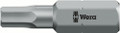 Wera 840/1 Z Tamper-proof Hex-Plus BO bits 2.5x25mm - Tough viscous Wera bits for hexagon socket screws and universal use