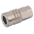 3/4" BSPP Female Coupling - 3/4" BSP Parallel Female Coupling, Series 27KE, Self Venting, Pneumatic Quick Release, Valved, Brass Nickel Plated, Nitrile Seal, Working Temperature -20Â°C to +60Â°C, Maximum Working Pressure 12 bar, Parker Rectus