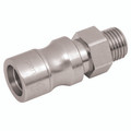 1/4" BSPP Male Coupling - 1/4" BSP Parallel Male Coupling, Series 25KE, Self Venting, Parker Rectus, Pneumatic Quick Release, Valved, Steel, Nitrile Seal, Working Temperature -20Â°C to +100Â°C, Maximum Working Pressure 12 bar, Parker Rectus