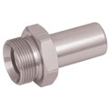 KR 1/2 OD X 1/4 BSP STUD STANDPIPE - 1/4" BSP Parallel Male x 1/2" Outside Diameter, Hydraulic Adaptor Steel, Imperial Tube, Standpipe, Corrosion Resistance CR3 Compliant High Grade Mild Steel, Maximum Pressure 680 bar, KR500