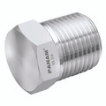 1/2" NPT 10KPSI 316 PLUG - 1/2" NPT Male, 10,000 psi Rated Steel Adaptor, Plug, 316 Stainless Steel, Maximum Working Pressure 690 bar, Panam