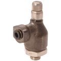 12MM X 1/2" - EXHAUST FLOW CONTROL - 1/2" BSP Parallel Male x 12mm Outside Diameter, Metal Body 90Â° Manual Flow Controller with Instant Fitting, Uni-Directional to Suit Cylinder, Working Temperature 0Â°C to +70Â°C, Maximum Working Pressure 10 bar, Parker