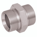 1" BSP Male/Male - 1" BSP Parallel Male, Hydraulic Adaptor Steel, Equal 60° Cone, Zinc Plated Mild Steel, Maximum Working Pressure 210 bar, Burnett & Hillman 1" BSP Male/Male - 1" BSP Parallel Male, Hydraulic Adaptor Steel, Equal 60° Cone, Zinc Plated Mild Steel, Maximum Working Pressure 210 bar, Burnett & Hillman