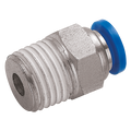 6MM OD X 1/4" BSPT MALE STUD - 1/4" BSP Taper Male x 6mm Outside Diameter, Stud, Nickel Plated Brass, Working Temperature -20°C to +80°C, Maximum Working Pressure 18 bar, Norgren 6MM OD X 1/4" BSPT MALE STUD - 1/4" BSP Taper Male x 6mm Outside Diameter, Stud, Nickel Plated Brass, Working Temperature -20°C to +80°C, Maximum Working Pressure 18 bar, Norgren