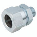 KR 10MM X 1/2 BSP MSC - 1/2" BSP Parallel Male X 10mm Outside Diameter, High Pressure, Stud Coupling, Nitrile Seal, Mild Steel, Working Temperature -40Â°C to +100Â°C, Maximum Working Pressure 680 bar, KR