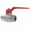 1"BSPF Brass Ball Valve Full Flow Venting Red Handle - 1" BSP Parallel Female, Ball Valve, Full Flow Venting, Red Handle, Brass Body, PTFE Seal, Working Temperature -10°C to +120°C, Maximum Working Pressure 40 bar, Tecnovielle