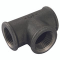 1/2"X3/4" BSPF UNEQ TEE BLACK GF130 - 1/2" BSP Parallel Female x 3/4" BSP Parallel Female, Malleable Iron Pipe Fitting, Black, Unequal Tee, Reducing on Branch, Fig 1/2"X3/4" BSPF UNEQ TEE BLACK GF130 - 1/2" BSP Parallel Female x 3/4" BSP Parallel Female, Malleable Iron Pipe Fitting, Black, Unequal Tee, Reducing on Branch, Fig