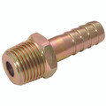 1/4" BSPT Male x 1/2" Hosetail - 1/4" BSP Taper Male Hose Tail, Straight, To Suit 1/2" Hose Inside Diameter, Steel, Maximum Working Pressure 12 bar, ITM