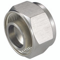PLUG 25 OD - 25mm Outside Diameter, Hydraulic Twin Ferrule Metric Compression Fitting, Plug, Tube x Tube, 316 Stainless Steel, Panam