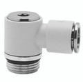 12MM OD X 3/8 BSPP S7000 SW BANJO - 3/8" BSP Parallel Male x 12mm Outside Diameter, Series 7000 Super-rapid Compact Fitting, Single Swivel Banjo, Technopolymer Working Temperature -20Â°C to +60Â°C, Working Pressure -0
