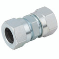 KR 25MM STRAIGHTAIGHT COUPLING - 25mm Outside Diameter, High Pressure, Straight, Nitrile Seal, Mild Steel, Working Temperature -40Â°C to +100Â°C, Maximum Working Pressure 500 bar, KR
