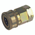 1/4" BSP Female Coupling H Series - 1/4" BSP Parallel Female, Hydraulic Quick Release, Coupling, Valved, H Series, Steel Plated, Maximum Working Pressure 450 bar, Snap-Tite