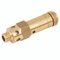 11.5BAR 1/4" BSPM PRESSURE SAFETY VALVE - 1/4" BSP Parallel Male, Safety Valve, 8mm Nominal Diameter, Brass, Set Pressure 11 11.5BAR 1/4" BSPM PRESSURE SAFETY VALVE - 1/4" BSP Parallel Male, Safety Valve, 8mm Nominal Diameter, Brass, Set Pressure 11
