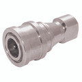 1/4" BSP Parallel Female Coupling - 1/4" BSP Parallel Female, Valved, Hydraulic Quick Release, Coupling, ISO A Profile, PAV1 Series, Steel, Viton Seal, 7241-1 A, Standard, Working Temperature -25Â°C to +100Â°C, Maximum Working Pressure 350 bar, dnp