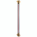 3/8" BSP Fluid Level Gauge W/O Thermometer Centres 850mm - 3/8" BSP Parallel Male, Liquid Level Gauge, EasyFit, Centres 850mm, Sight Tube Material Polycarbonate, Fitting Material Brass, Maximum Working Temperature +60Â°C, Maximum Working Pressure 14 bar S