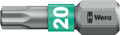 Wera 867/1 BTZ TORX® bits TX 20x25mm - BiTorsion bits for TORX® socket screws with torsion zone into which kinetic energy is dissipated during peak loads Wera 867/1 BTZ TORX® bits TX 20x25mm - BiTorsion bits for TORX® socket screws with torsion zone into which kinetic energy is dissipated during peak loads