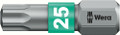 Wera 867/1 BTZ TORX® bits TX 20x25mm - BiTorsion bits for TORX® socket screws with torsion zone into which kinetic energy is dissipated during peak loads Wera 867/1 BTZ TORX® bits TX 20x25mm - BiTorsion bits for TORX® socket screws with torsion zone into which kinetic energy is dissipated during peak loads