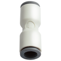 1/4"OD EQUAL CONNECTOR - 1/4" Outside Diameter, Liquifit Leak-free Push-in Imperial Tube Fitting, Equal Tube x Tube, Straight Connector, Plastic, Working Temperature -10Â°C to +95Â°C, Maximum Working Pressure 16 bar, Parker Legris