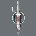 Wera 867/1 BTZ TORX® bits TX 40x25mm - BiTorsion bits for TORX® socket screws with torsion zone into which kinetic energy is dissipated during peak loads Wera 867/1 BTZ TORX® bits TX 40x25mm - BiTorsion bits for TORX® socket screws with torsion zone into which kinetic energy is dissipated during peak loads