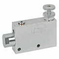 3/4" BSP Parallel Female Threaded Flow Control Valve - 3/4" BSP Parallel Female, Threaded Hydraulic, 3 Port Ongoing to Pressure, Flow Control Valve, Buna Seal, Zinc Plated Steel, 120 Litres per Minute, Maximum Working Pressure 350 bar, FT Pro