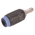 8MM HOSETAIL - Pneumatic Quick Release, Valved, Coupling, Hose Tail, Series C9000 ISO 6150B, Safety, to Suit 8 Hose Inside Diameter, Brass Nickel Plated, Working Temperature -20Ã‚Â°C to +60Ã‚Â°C, Maximum Working Pressure 16 bar, Parker Legris