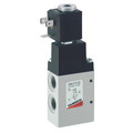 1/4 SOLENOID 110V 50/60HZ 3.5VA - G1/4" BSP Parallel Female, Series 3, Electro Pneumatically Operated Single Solenoid, 3/2 Normally Closed, Spring Return (334), 110V 50/60Hz 3