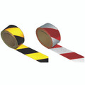 REFLECTIVE HAZARD TAPE RED/WTE  50MM X 10M - Reflective Hazard Warning Tape, Length 10 Metres, Width 50mm, Red and White
