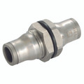 8MM EQUAL BULKHEAD CONNECTOR - 8mm Outside Diameter, LF3600 Metric Push-in Tube Fitting, Equal Tube x Tube, Bulkhead Connector, Nickel Plated Brass, Working Temperature -20°C to +120°C, Maximum Working Pressure 20 bar, Parker Legris 8MM EQUAL BULKHEAD CONNECTOR - 8mm Outside Diameter, LF3600 Metric Push-in Tube Fitting, Equal Tube x Tube, Bulkhead Connector, Nickel Plated Brass, Working Temperature -20°C to +120°C, Maximum Working Pressure 20 bar, Parker Legris