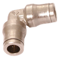 12MM EQUAL ELBOW - 12mm Outside Diameter, LF3000 Metric Push-in Tube Fitting, Equal Tube x Tube, 90Â° Elbow Connector, Plastic/Brass Nickel Plated, Working Temperature -20Â°C to +80Â°C, Maximum Working Pressure 20 bar, Parker Legris