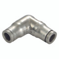 12MM EQUAL ELBOW - 12mm Outside Diameter, LF3000 Metric Push-in Tube Fitting, Equal Tube x Tube, 90Â° Elbow Connector, Plastic/Brass Nickel Plated, Working Temperature -20Â°C to +80Â°C, Maximum Working Pressure 20 bar, Parker Legris