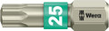 Wera 3867/1 TS TORX® bits, stainless TX 25x25mm - High quality bits out of stainless steel for recessed TORX® screws