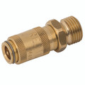 M5 Metric Male Coupling - M5 Metric Male Coupling, Series 20KA, Standard, Parker Rectus, Pneumatic Quick Release, Valved, Brass Nickel Plated, Nitrile Seal, Working Temperature -20Â°C to +100Â°C, Maximum Working Pressure 35 bar, Parker Rectus