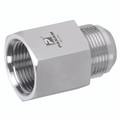 9/16 X 3/8 M/F BSPT X JIC FIXED ST/ST - 9/16"-18 UNF Male x 3/8" BSP Tapered Female, 37° JIC Flare Fitting, Straight, Stainless Steel, PanamAll images used are for illustrative purposes only 9/16 X 3/8 M/F BSPT X JIC FIXED ST/ST - 9/16"-18 UNF Male x 3/8" BSP Tapered Female, 37° JIC Flare Fitting, Straight, Stainless Steel, PanamAll images used are for illustrative purposes only