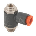 MRF CMPCT O T/POLY RING R1/8 X6MM TYPEV - 1/8" BSP Taper Male x 6mm Outside Diameter, Flow Micro-regulator, MRF Compact 'O' Technopolymer Ring, Type V to Suit Valve, Meter In, Working Temperature -10Ã‚Â°C to +50Ã‚Â°C, Maximum Working Pressure 10 bar, Meta