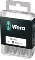 Wera 851/1 Z DIY bits 10 x PH 1x25mm - Tough Wera bits for Phillips screws, for universal use