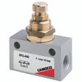 1/8" FLOW CONTROL VALVE UNI-DIRECTIONAL - 3/8" BSP Parallel Female, Pneumatic Automatic Valve, In Line Flow Control, Uni-Directional, Working Temperature 0Ã‚Â°C to +80Ã‚Â°C, Maximum Working Pressure 10 bar, CamozziAll images used are for illustrative p