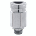 12MM OD X 1/2"BSPP H8000 MALE STUD COUP - 1/2" BSP Parallel Male x 12mm Outside Diameter, Series H8000 Dual Seal Super-Rapid Push-in Fitting, Stud, Nickel Plated Brass, Working Temperature -15Ã‚Â°C to +200Ã‚Â°C (dry air), Working Pressure -0