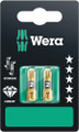 Wera 855/1 BDC SB bits 2 x PZ 2x25mm - Bits for Pozidriv* screws with tiny diamond particles on the bit tip